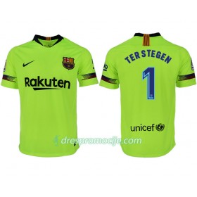 FC Barcelona Dres TER STEGEN 1 Gostujući 2018/19 Kratkih Rukava
